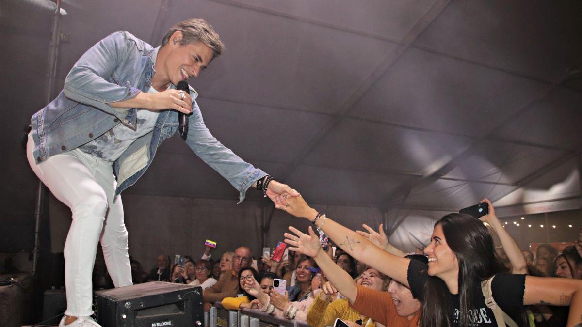 Concierto de Carlos Baute en las fiestas de San Isidro en Uga