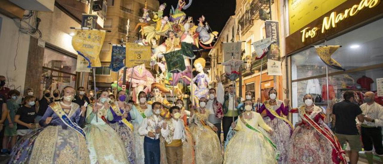 Celebración del doblete el viernes pasado en la Vilanova. | PERALES IBORRA