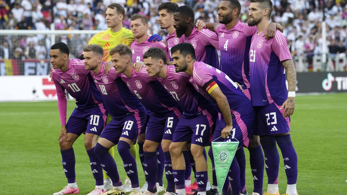 La selección de Alemania, antes de un amistoso