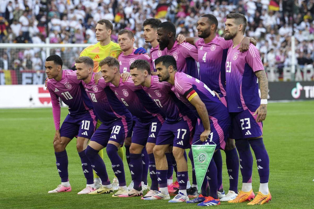 La selección de Alemania, antes de un amistoso