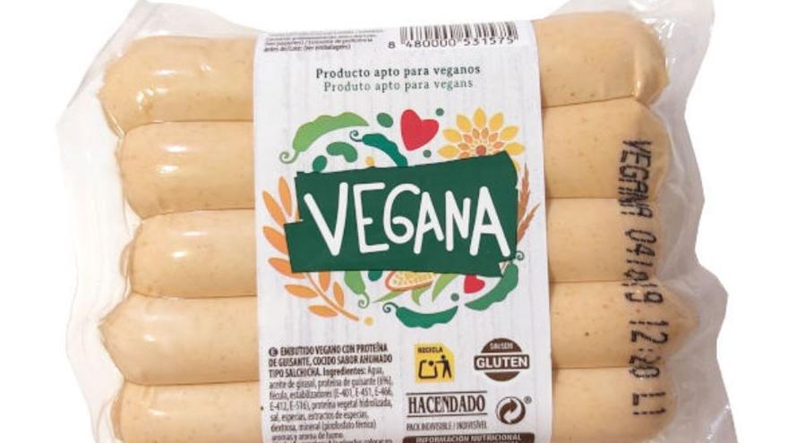 Salchichas veganas de Mercadona