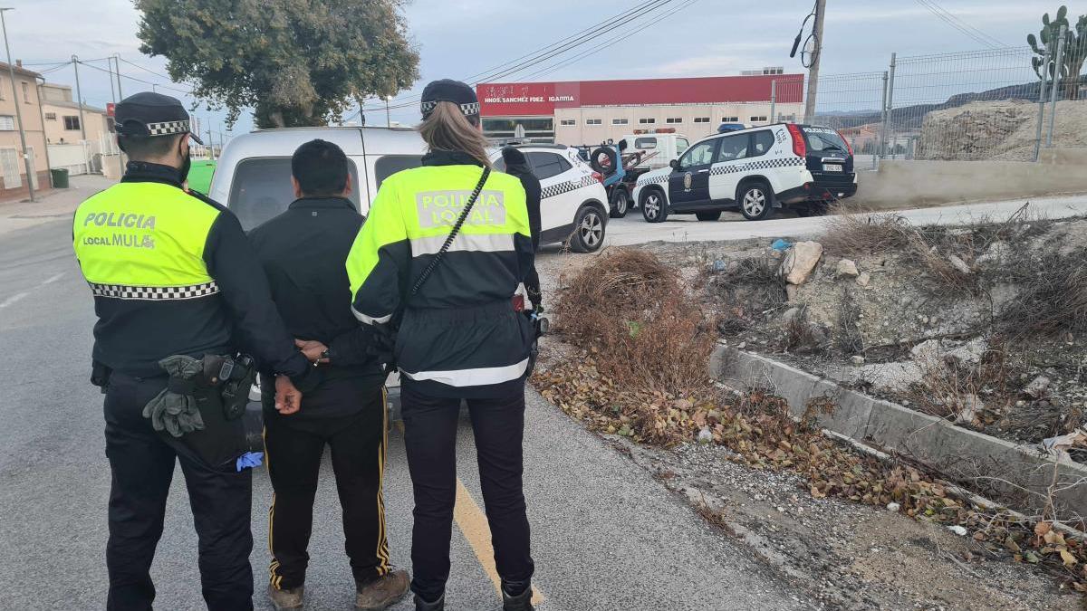 Detenido en Mula un vecino de Caravaca por no respetar el límite de movilidad