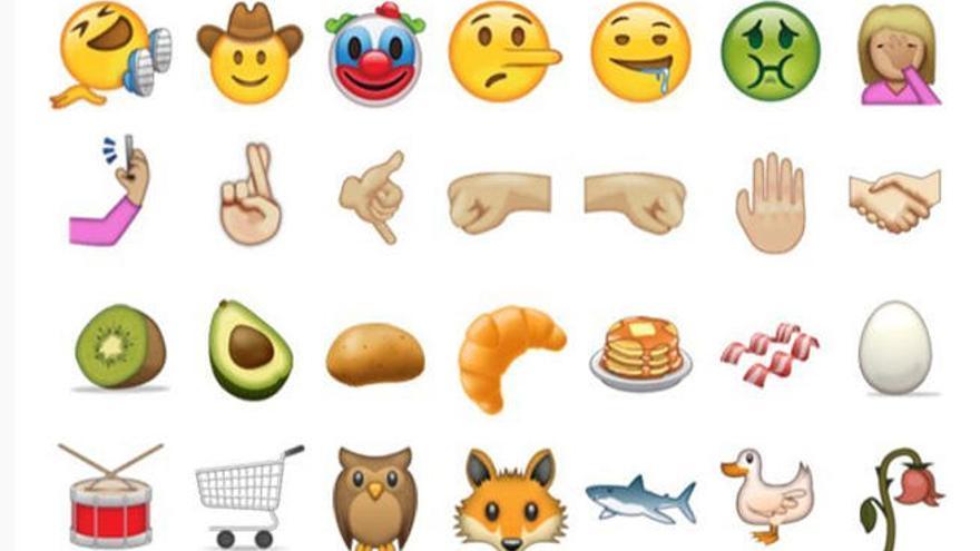 Algunos de los últimos emojis que han visto la luz.