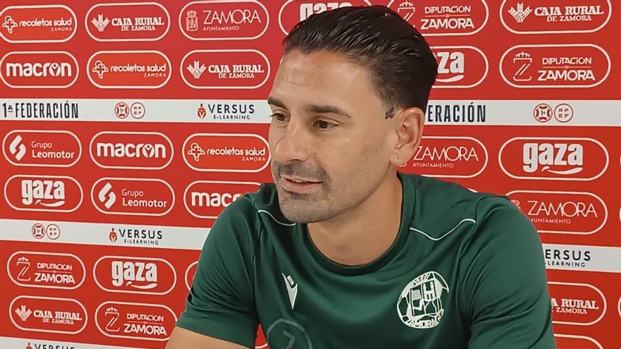 Kike Márquez, jugador del Zamora CF: "Barakaldo CF tiene las ideas muy claras, es un rival muy intenso"