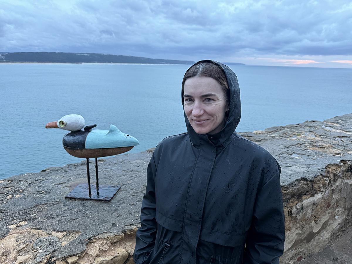 Kateryna Vynohradova vive con su familia en Vigo desde abril de 2022.