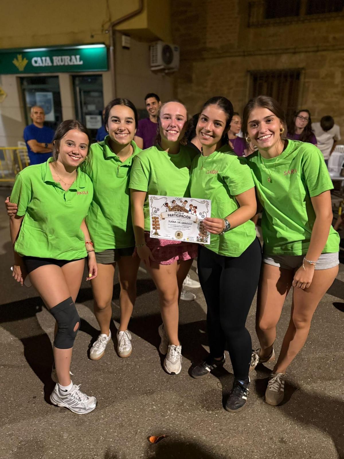 Participantes en las Olimpiadas Ropelanas.