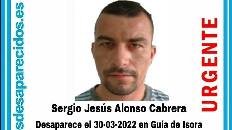 El joven desaparecido en Tenerife, Sergio Jesús Alonso Cabrera.