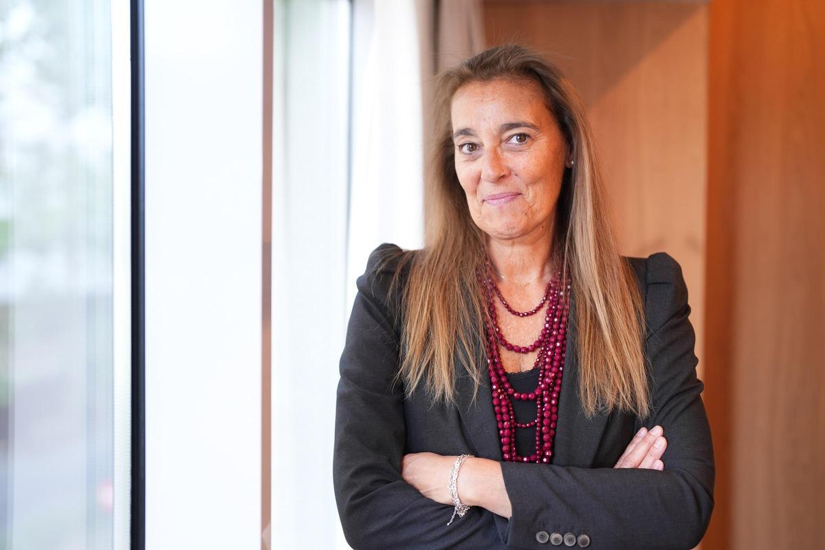 Sandra Estornell, durante un reciente encuentro en Madrid.
