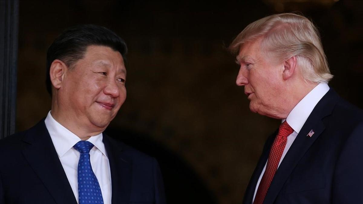 presidente Donald Trump con Xi Jinping