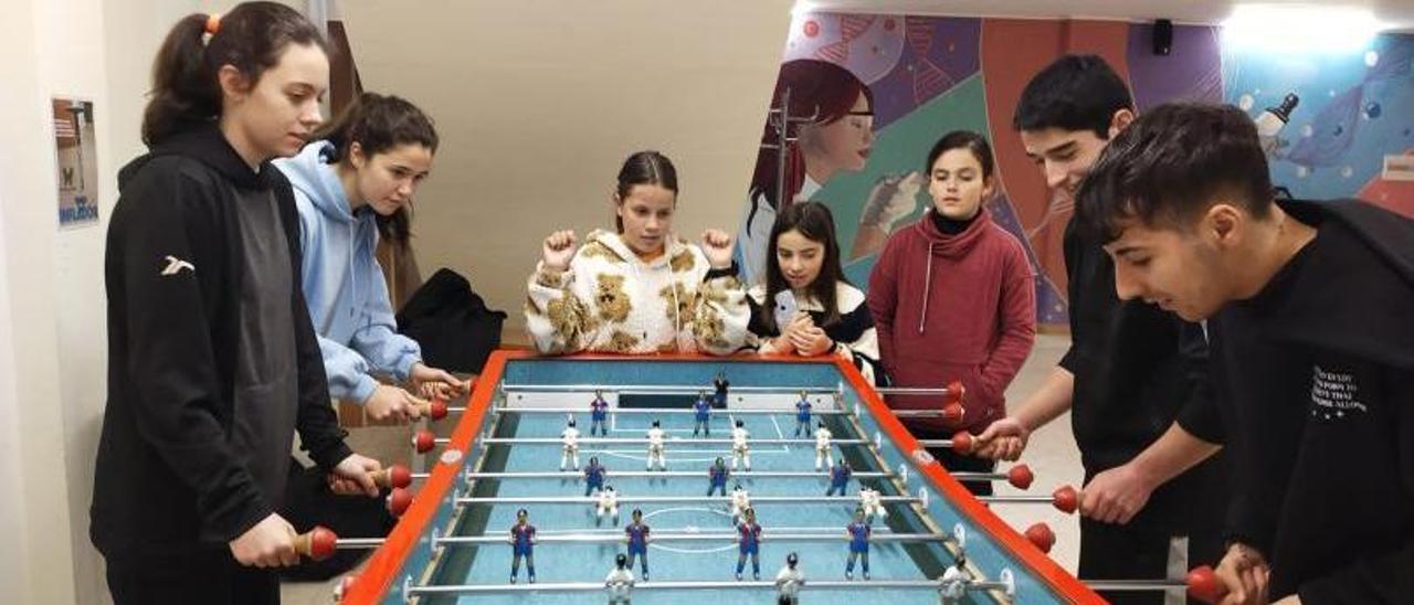 El último torneo de futbolín de Moaña.   | FDV