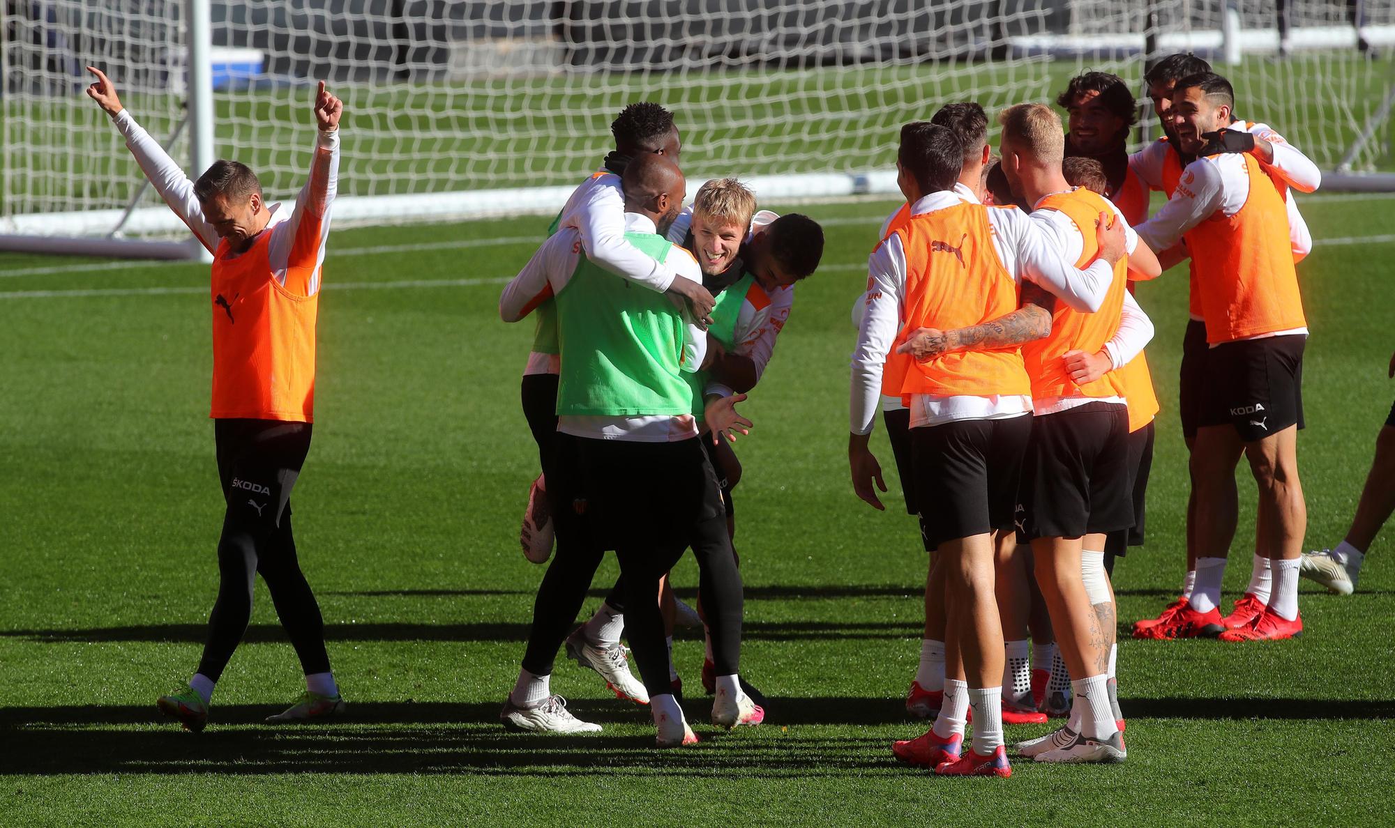 Así ha sido el entrenamiento de hoy del Valencia CF