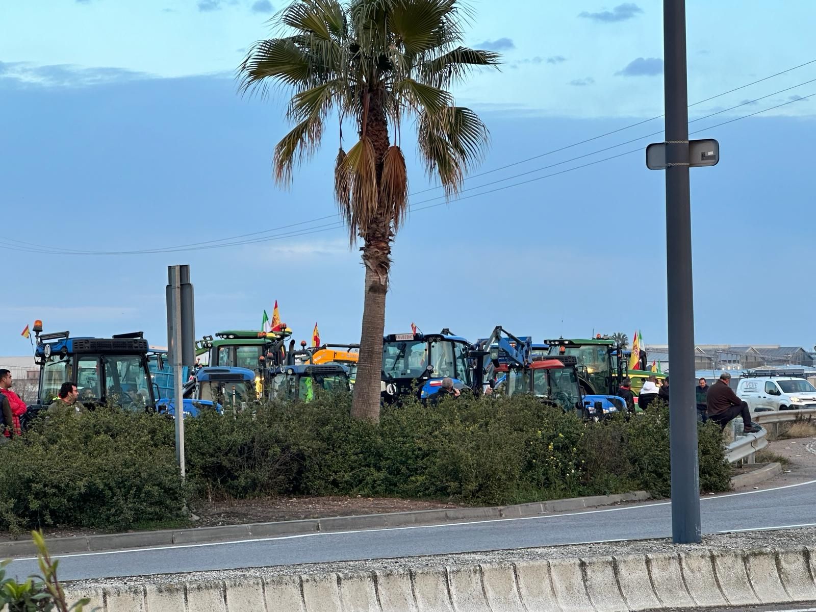 Protesta en Almendralejo