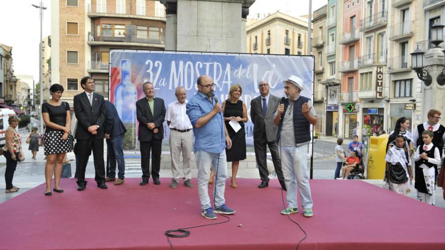 Xuriguera i Faixedas en el moment del pregó