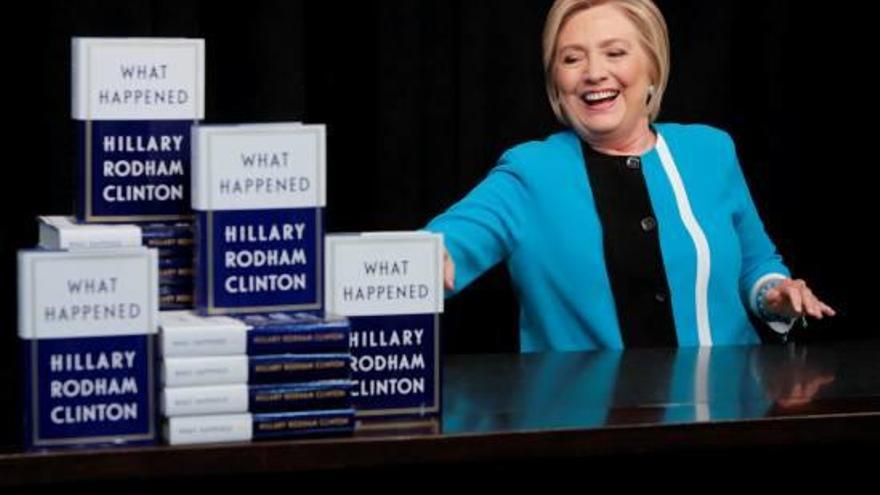 Hillary Clinton, en la presentació del seu llibre.