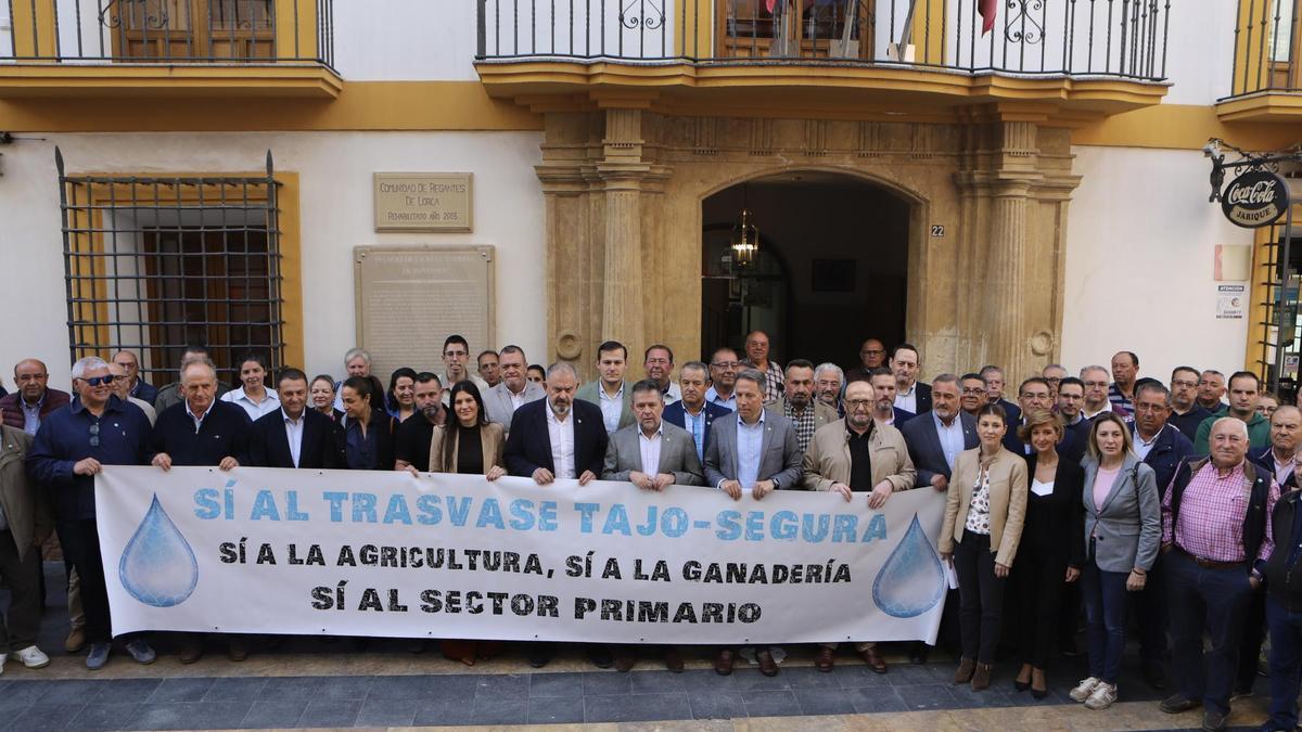 Acto celebrado este jueves en la sede de la Comunidad de Regantes de Lorca.