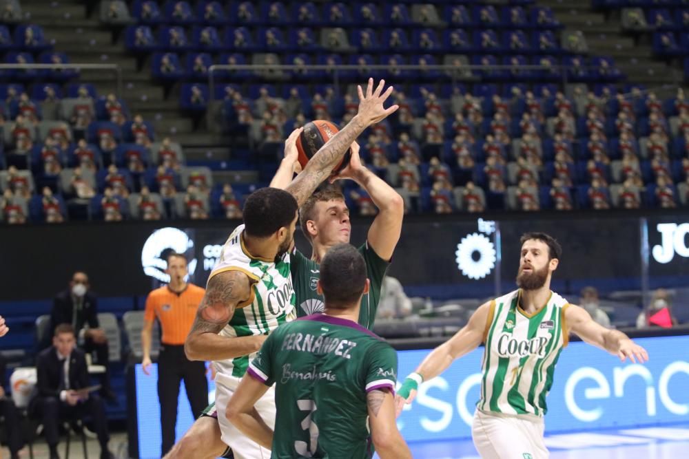 Partido de la Liga Endesa entre el Unicaja y el Real Betis