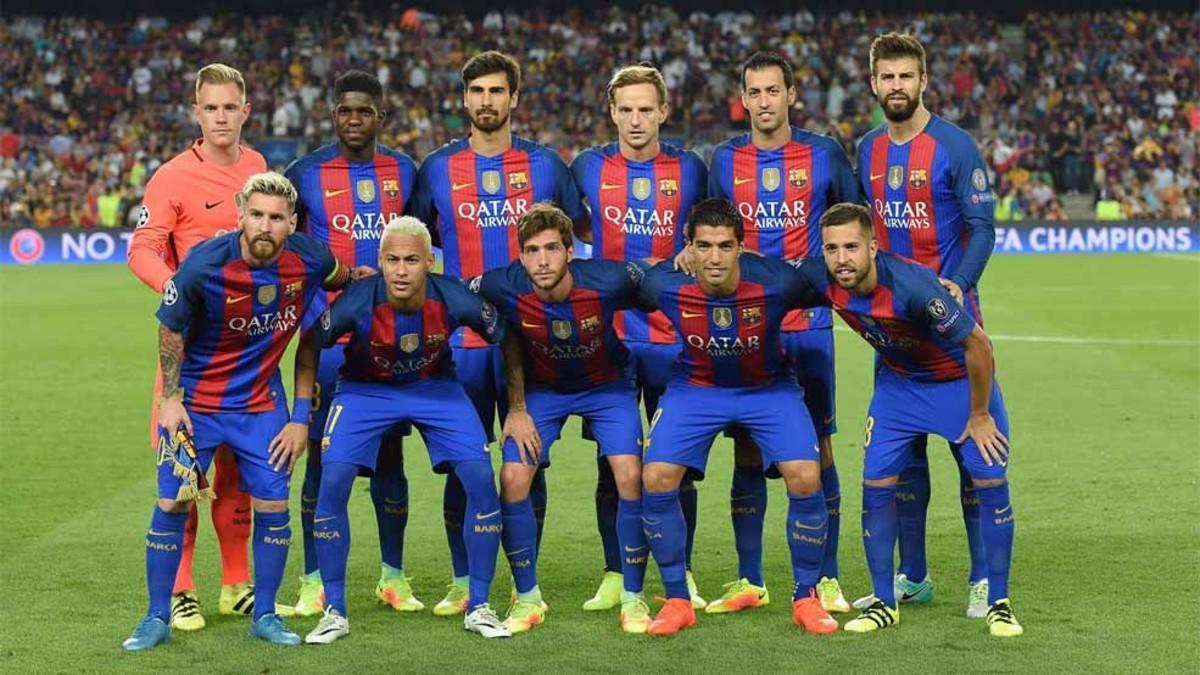 Este es el FC Barcelona que goleó al Celtic el 13 de septiembre de 2016 en el Camp Nou (7-0)