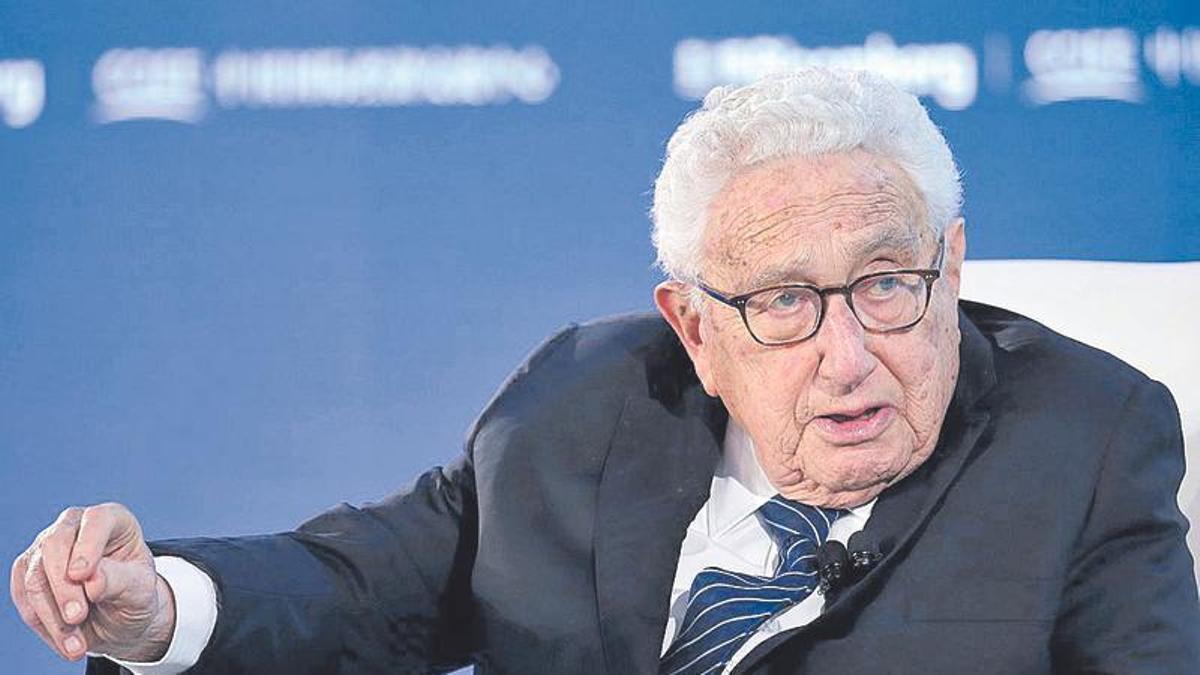 Henry Kissinger,en un foro  económicoen Pekín en noviembre de 2019.