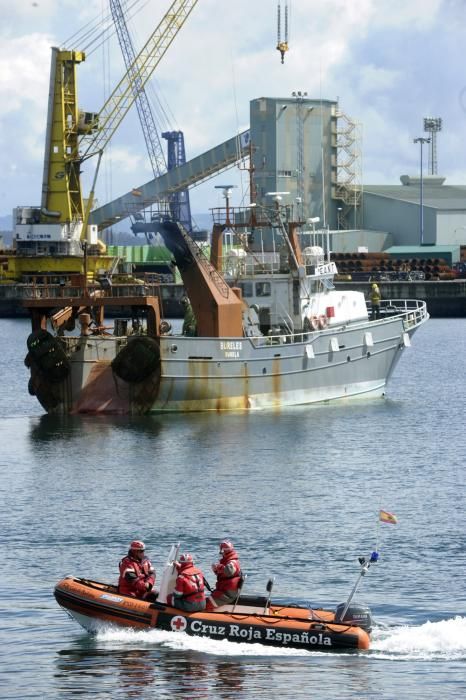 Simulacro de Salvamento Marítimo en A Coruña