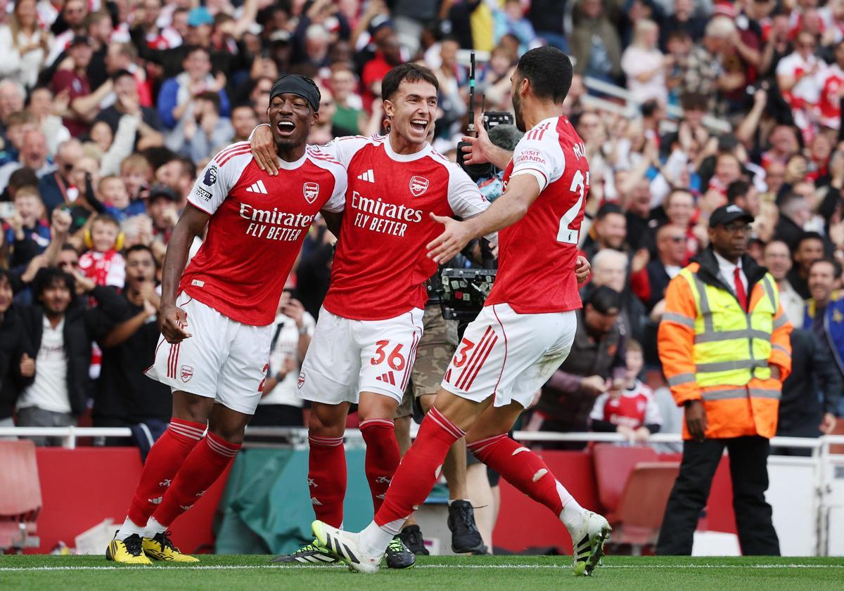 Martin Zubimendi, protagonista contra el Nottingham Forest