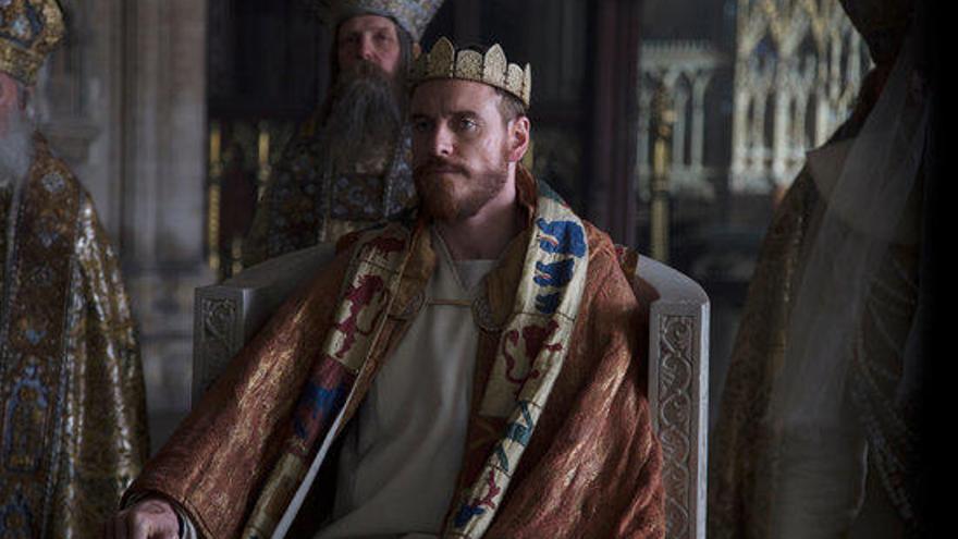 Fassbender en una escena de &#039;Macbeth&#039;.