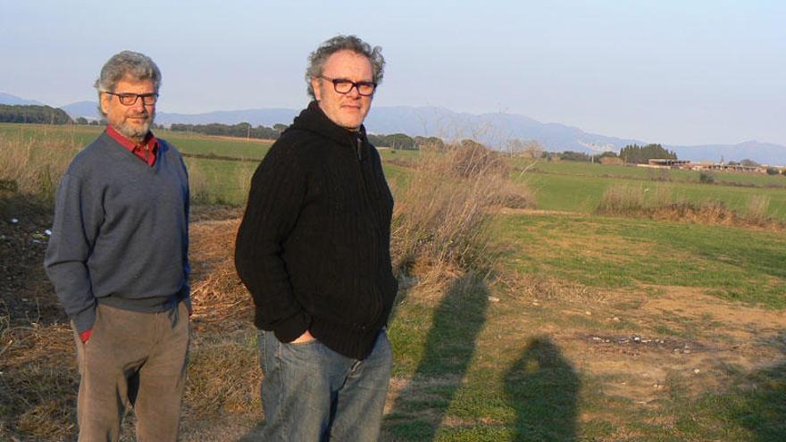 Jordi Sisquella i Carles Cabré, membres de la plataforma.