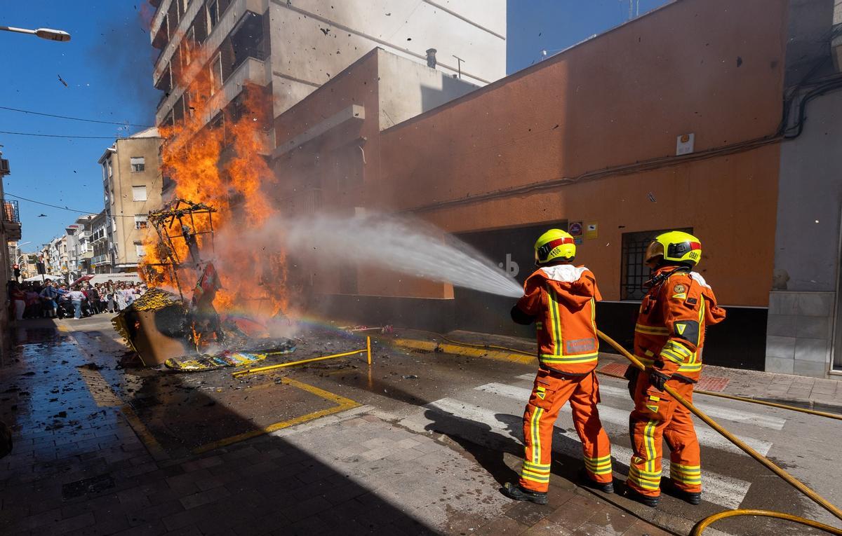 Cremà de la falla.