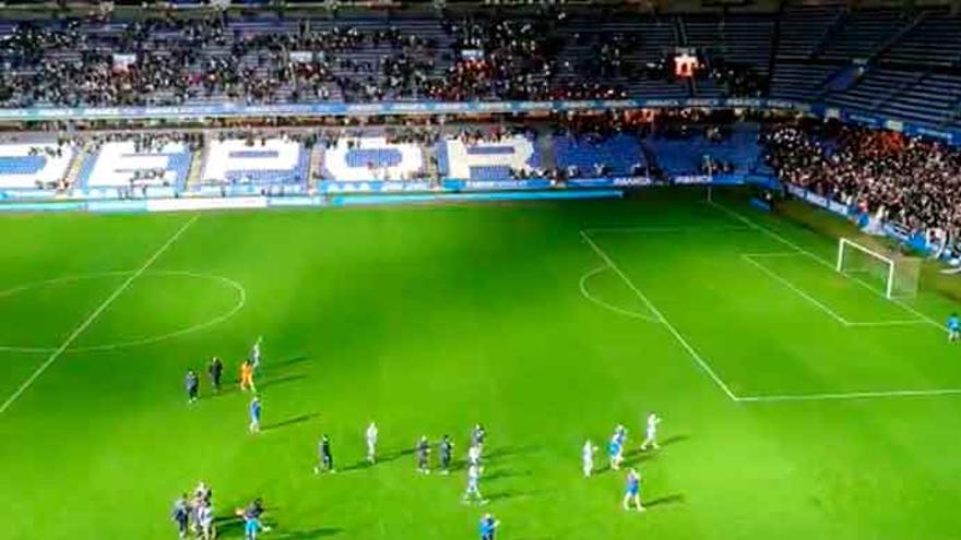 Así celebra Riazor la goleada 5-1 del Dépor al Maccabi Haifa en la Youth League