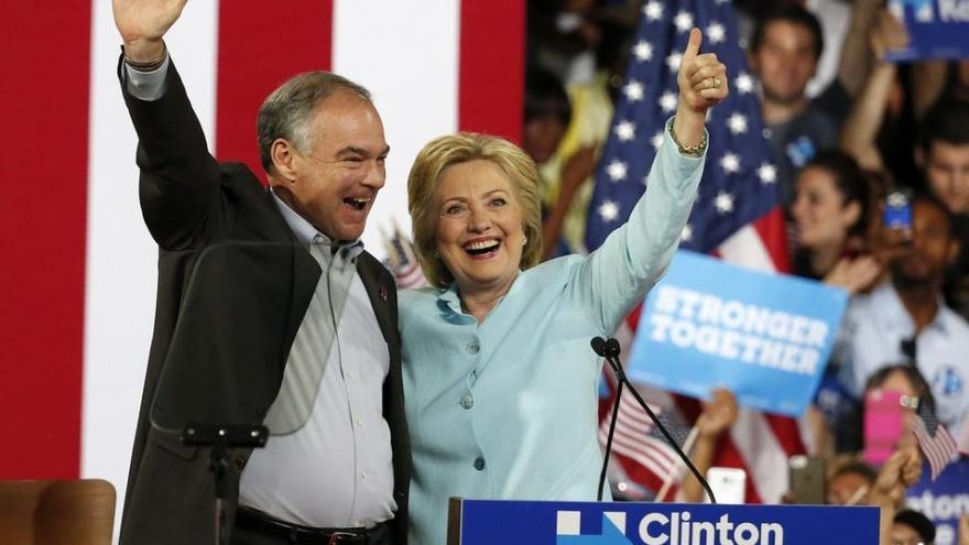 Kaine, el perfecto escudero para Clinton