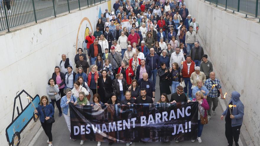 Clamor en Aldaia para exigir el desvío de la Saleta