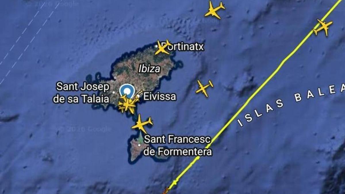Rastreo de la ruta realizada por los equipos de emergencias.