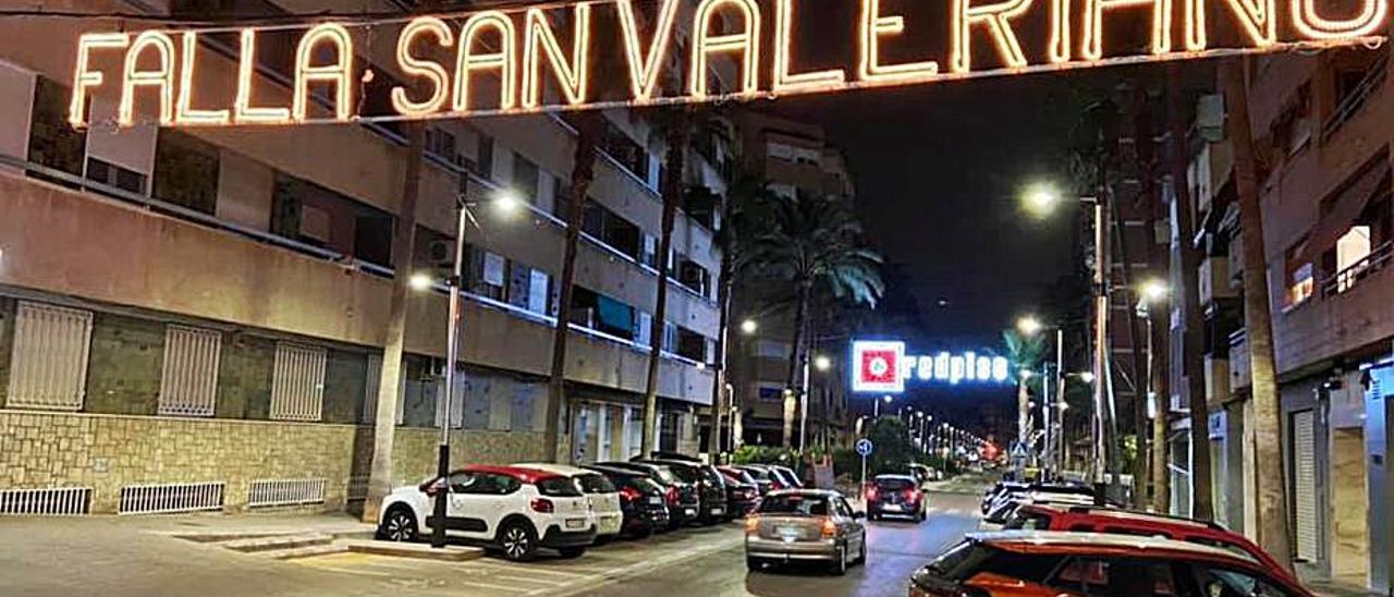 Rótulo luminoso de Sant Valerià de Torrent. | FSV