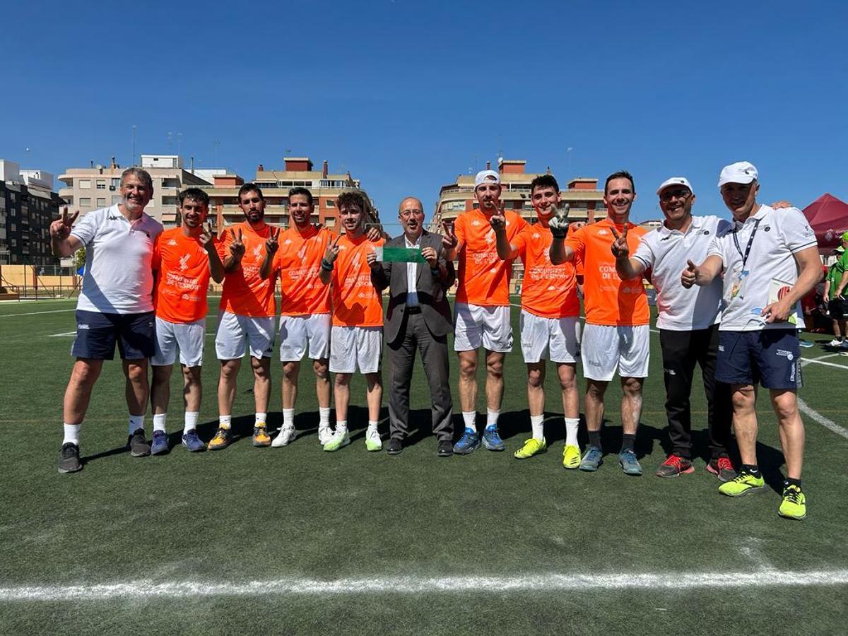 Selección valenciana de 'Joc Internacional' en el Mundial de Alzira.