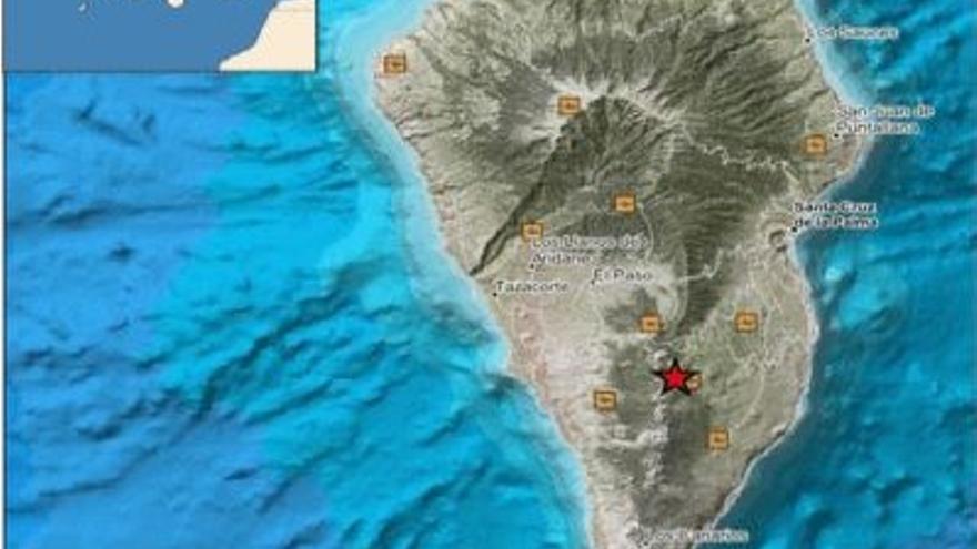 Terremotos en La Palma el 2 de octubre de 2021.