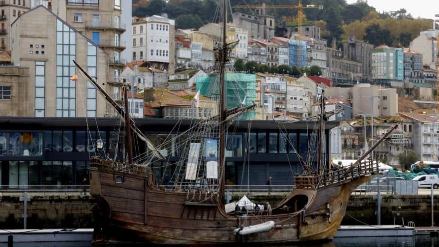 La nao «Santa María» se abrirá al público durante su escala de relax en Vigo