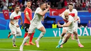 El gol de Turquía, el segundo más rápido de la historia de la Eurocopa