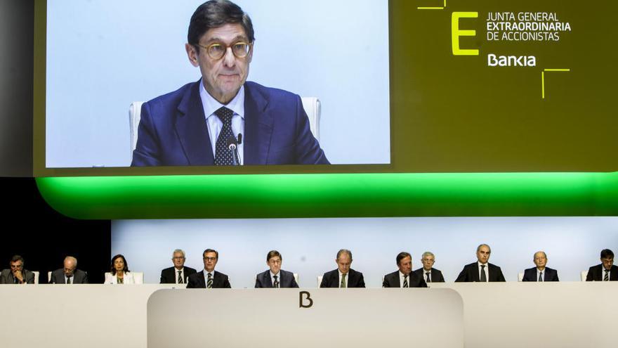 Junta de accionistas de Bankia en València