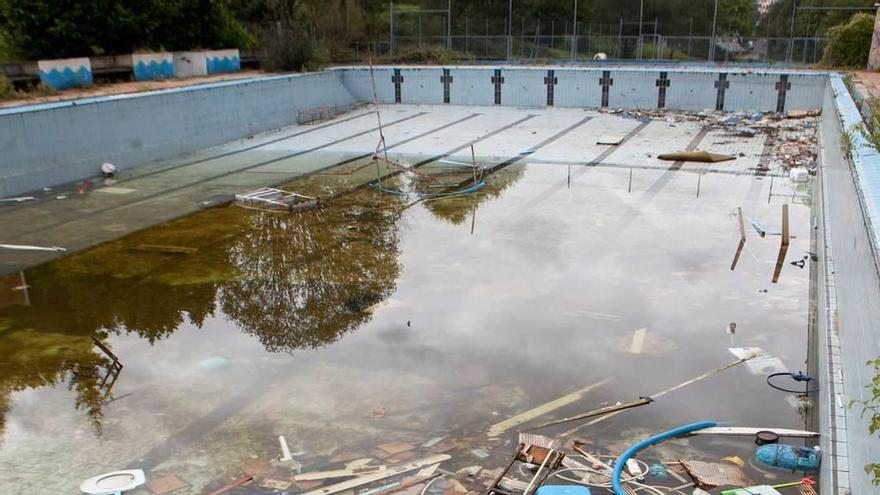 Una de las piscinas del complejo de Pénjamo.