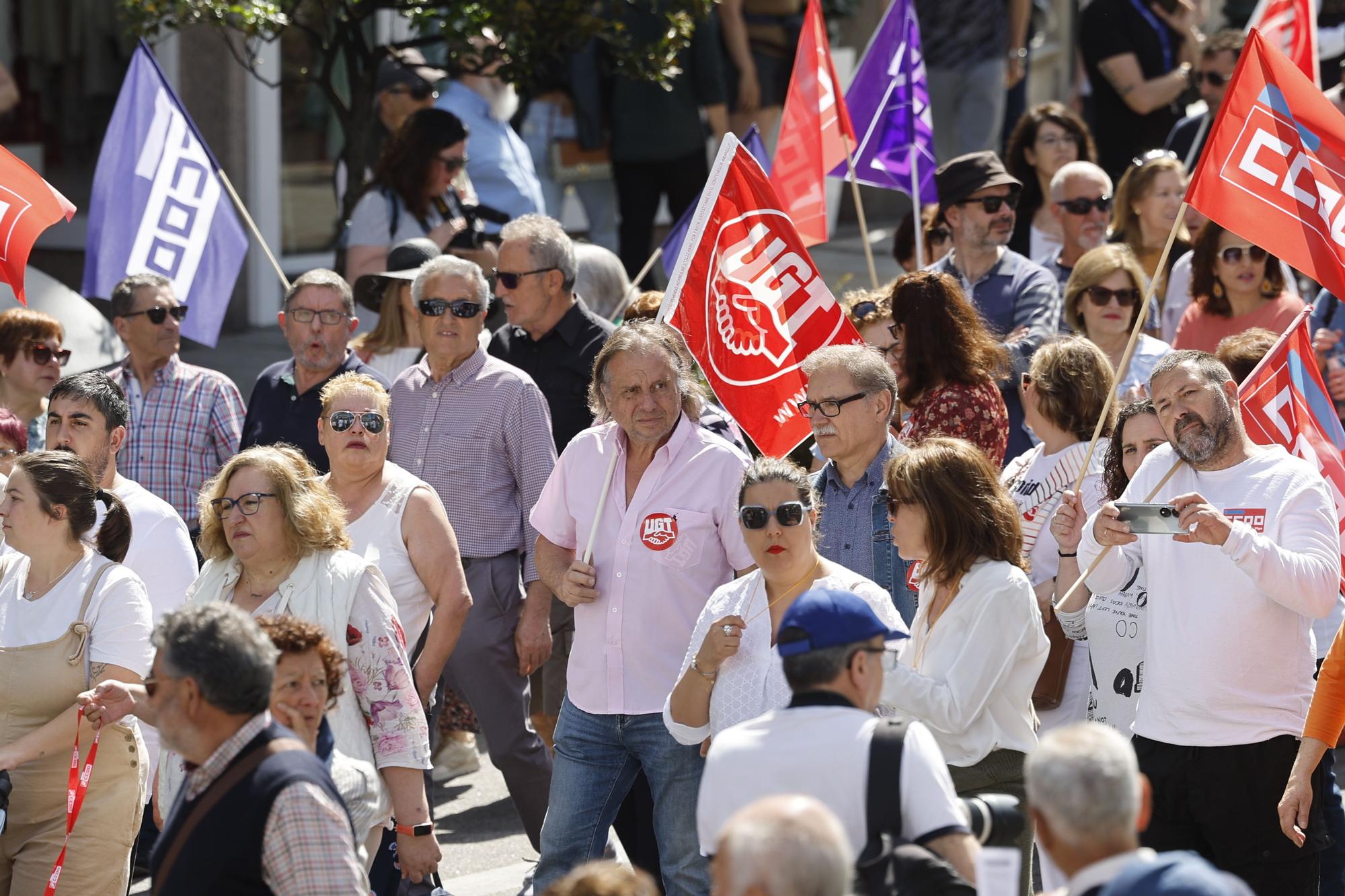 Primero de Mayo: las manifestaciones del Día del Trabajo toman Vigo