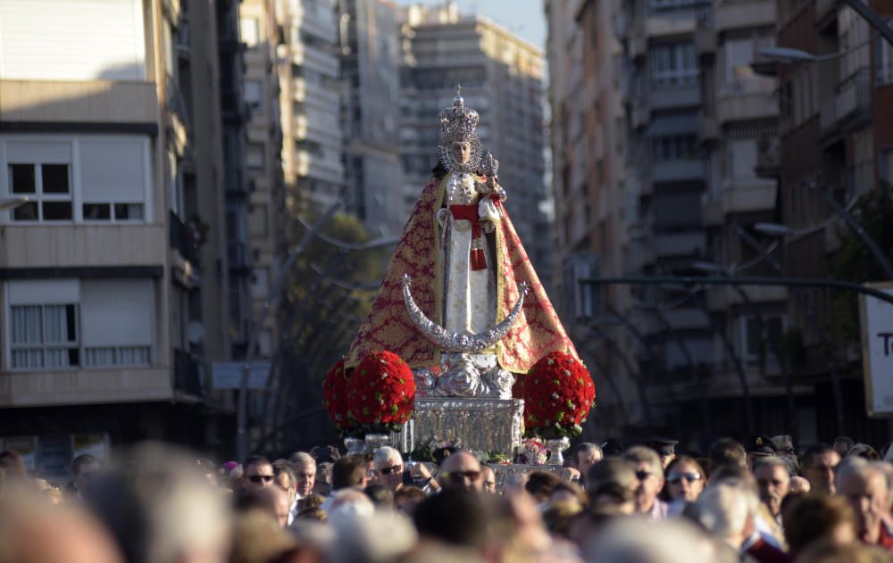 La Virgen de la Fuensanta regresa al Santuario