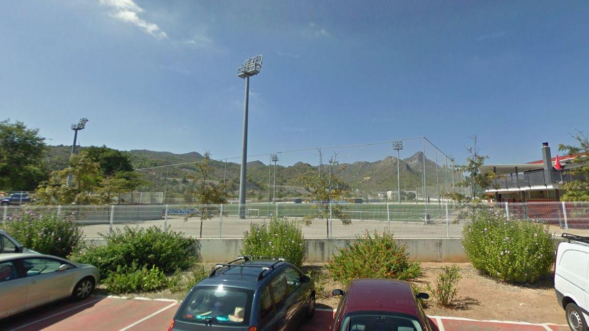 Imagen de los campos de entrenamiento del UD Beniopa en Gandia.