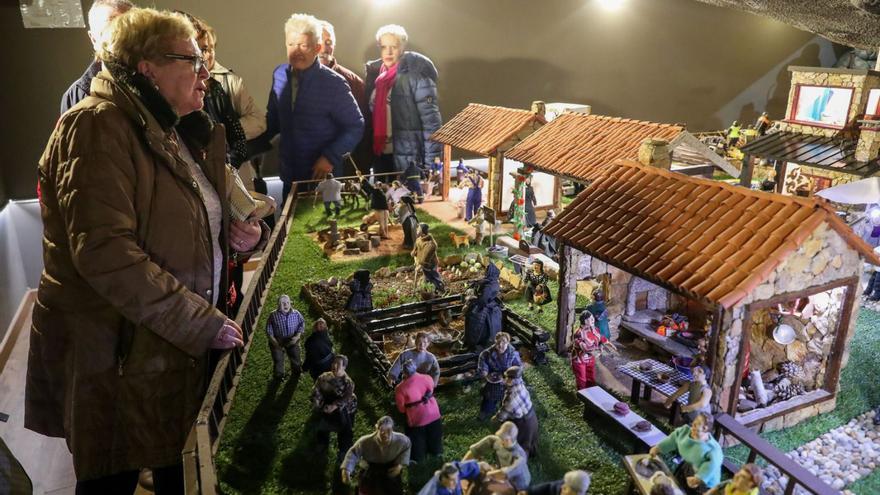 Algunos de los oficios tradicionales representados en el belén de Campaña.
