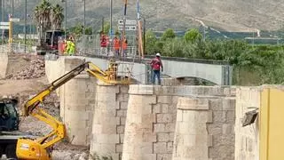 Así avanza la ampliación del puente de Càrcer sobre el Sellent