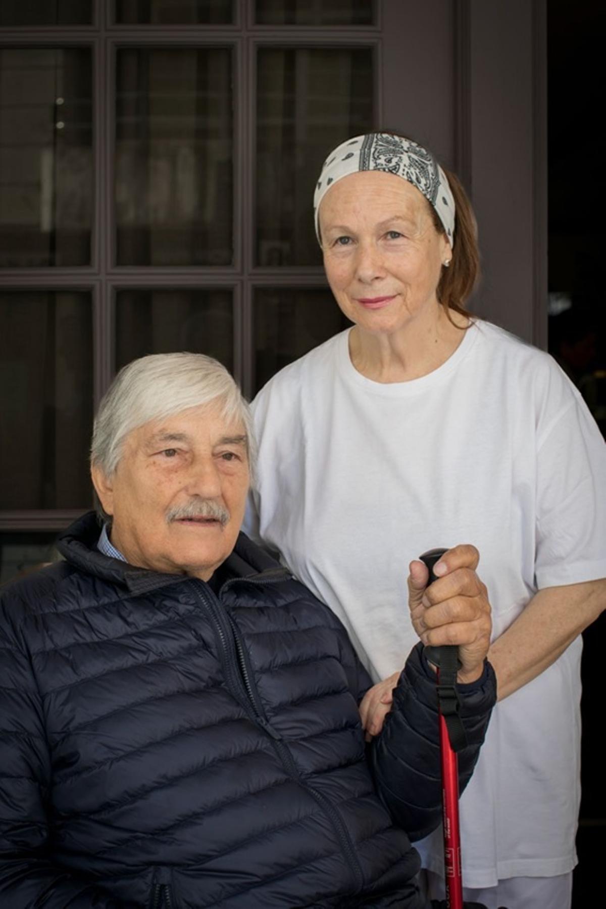 Francisco Lorenzo «Quico», fundador de la emblemática Pastelería Quico, junto a su esposa.