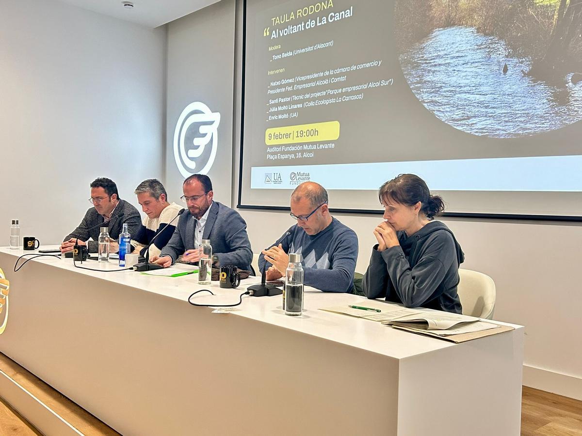 Un momento del foro en el que ha participado la Cámara de Comercio sobre el polígono de La Canal