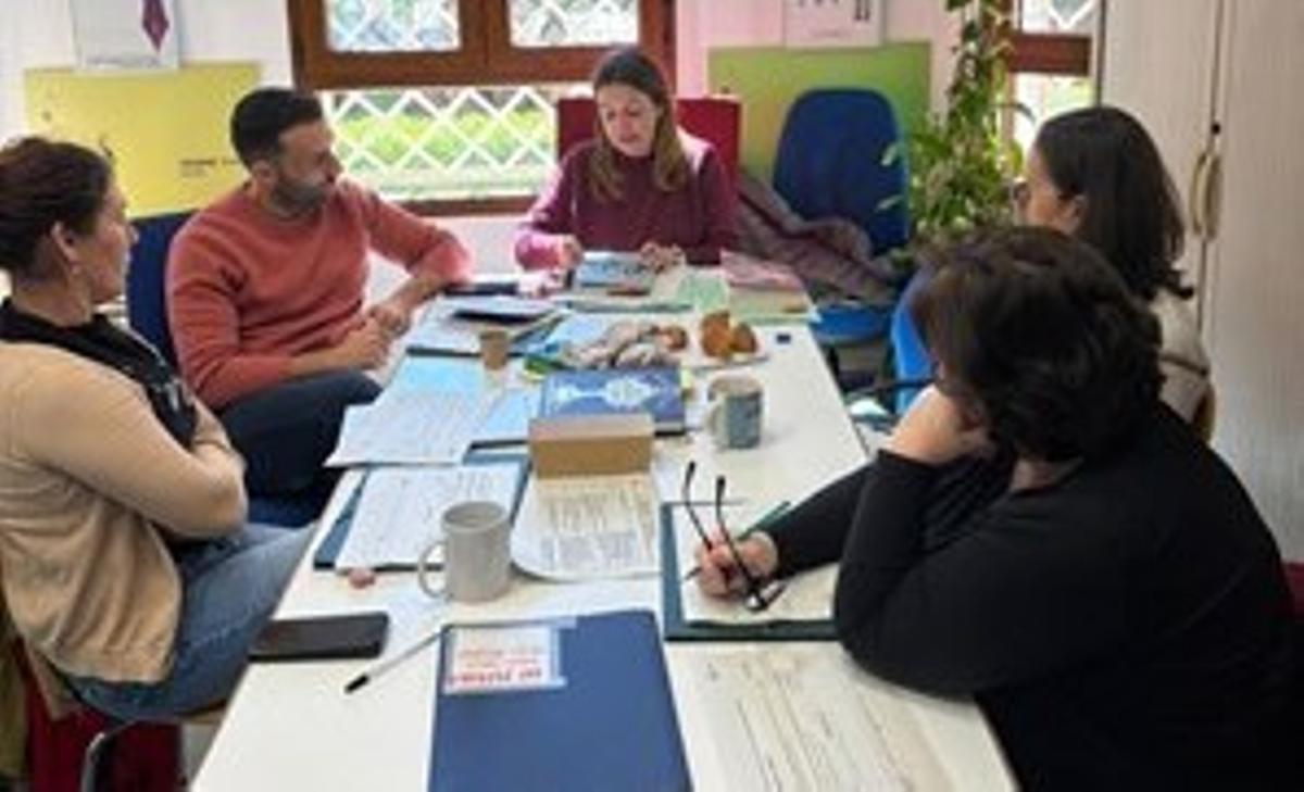 Reunión del jurado del premia la Falla Más Igualitaria de Sagunt.