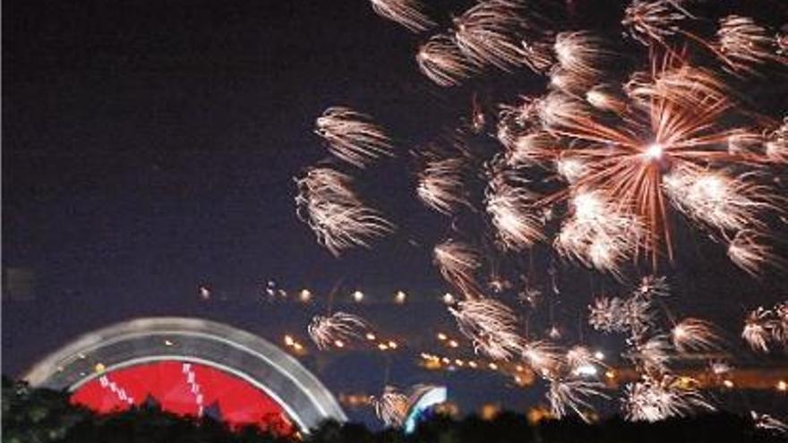 El castell de focs és l&#039;acte que dóna per finalitzades les Fires de Sant Narcís.