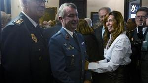 Camacho,amb diversos comandaments policials, el desembre passat.