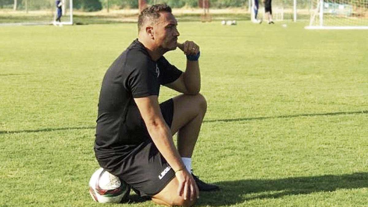 Jordi Roger en su última etapa como técnico de la Balona.