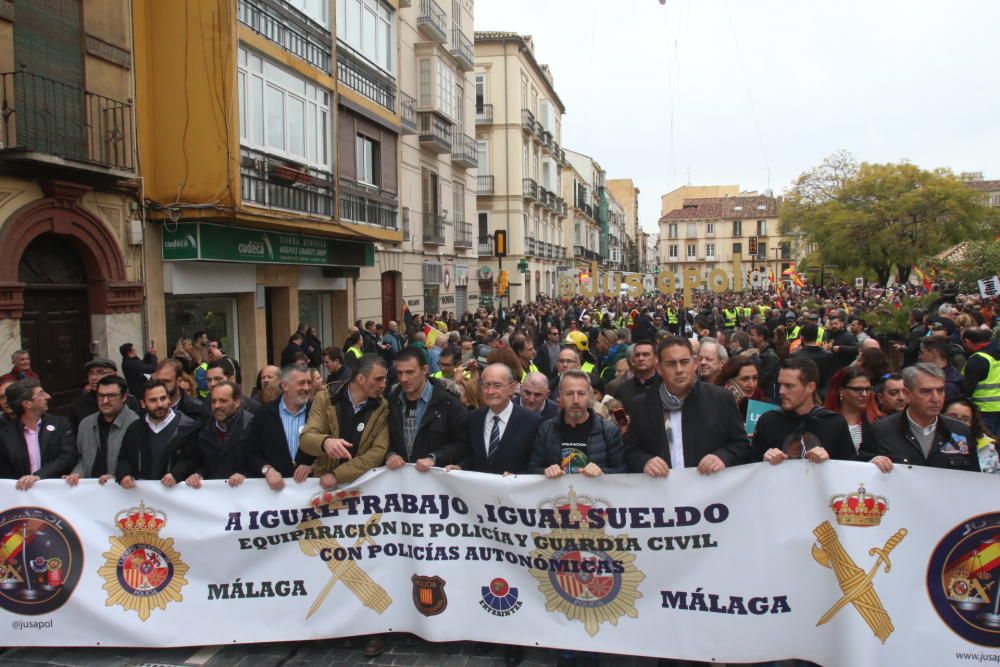 Manifestación de Jusapol en Málaga